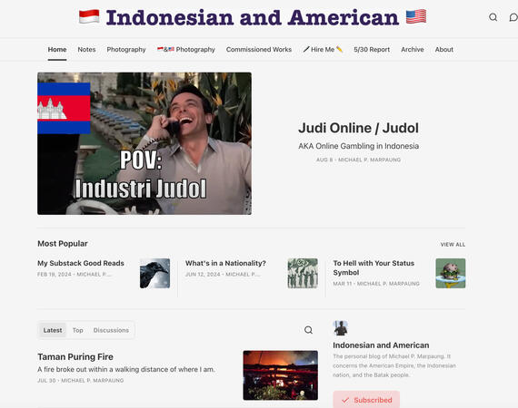 Indonesian and American